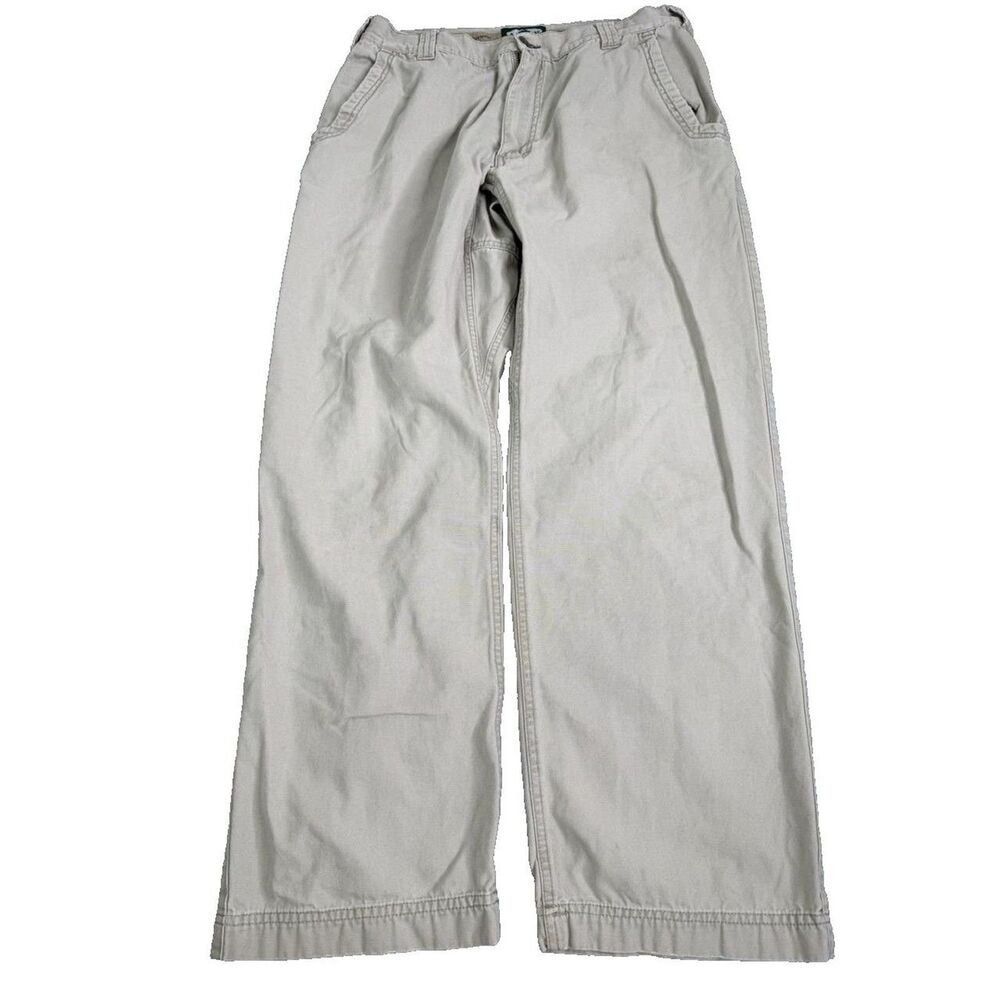 Arborwear Cargo Pants Men’s 34x32 Tan Khaki Roll‑Tab Hiking Workwear
